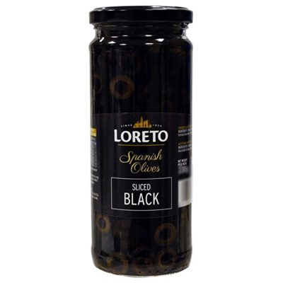 Loreto Spanish Black Sliced Olives